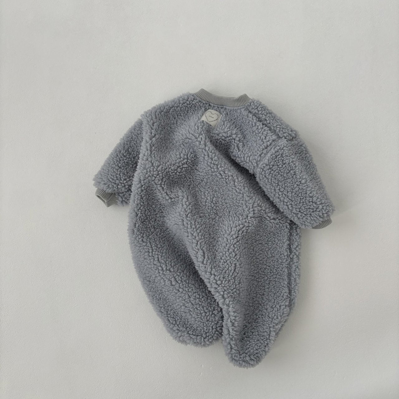 Baby Land W25 Sherpa Zip-Up Jumpsuit (4-18m) - 2 Colors