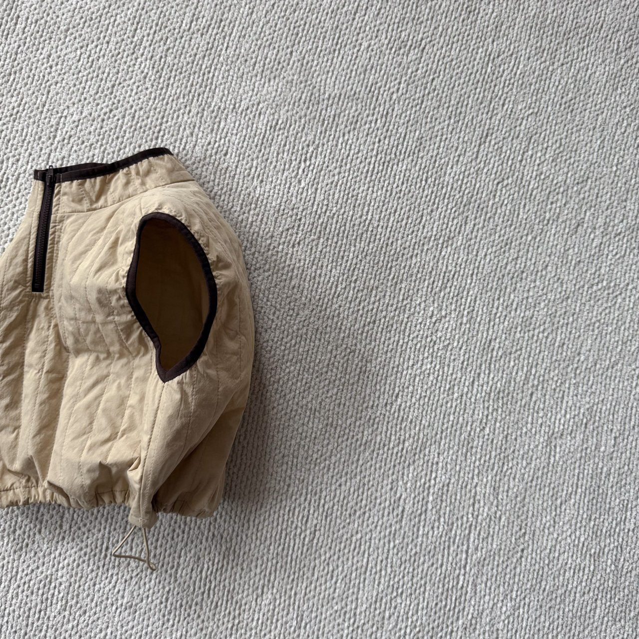 Toddler Bella F25 Adjustable Hem Half Zip Quilted Vest (1-6y) - 2 Colors