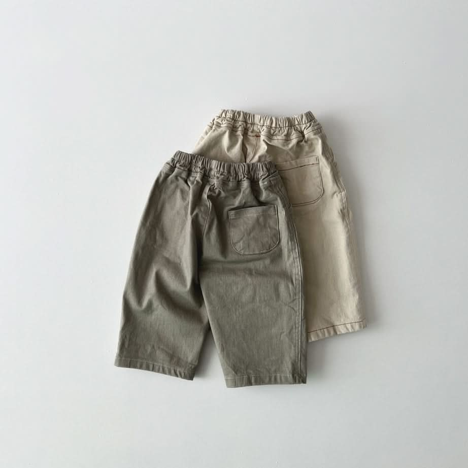 Toddler S25 Stitch Detail Pull On Pants (1-6y) - 2 Colors - AT NOON STORE