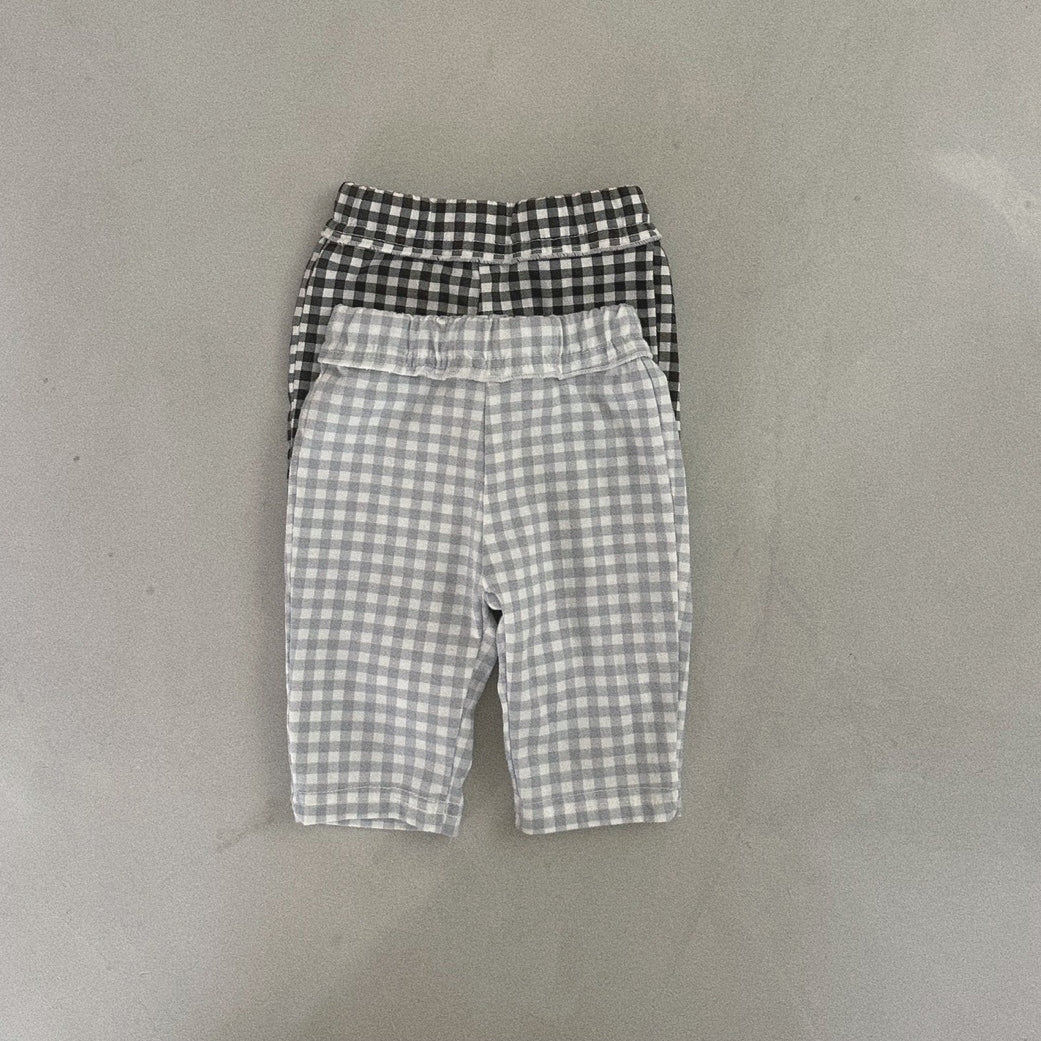 Toddler Bella Gingham Biker Shorts (3m-5y) - 2 Colors - AT NOON STORE