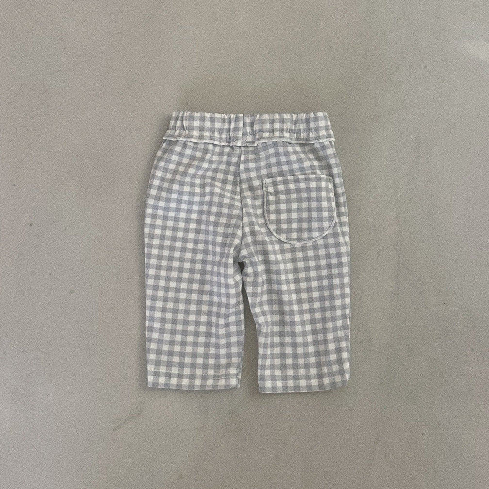 Toddler Bella Gingham Biker Shorts (3m-5y) - 2 Colors - AT NOON STORE