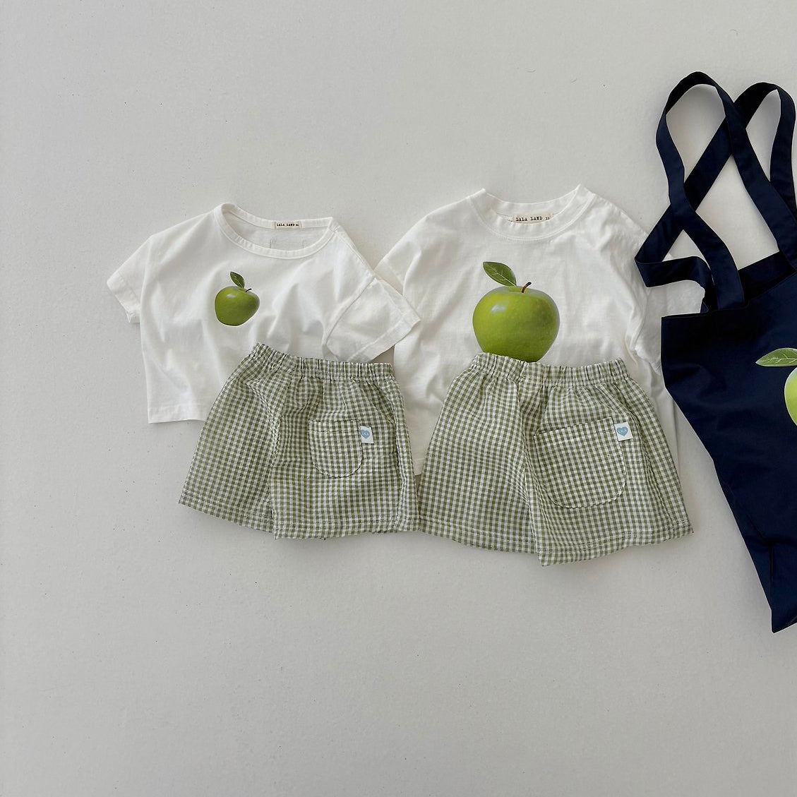 Toddler Land SS26 Berry Apple Short Sleeve Top (1-6y) - 2 Colors - AT NOON STORE