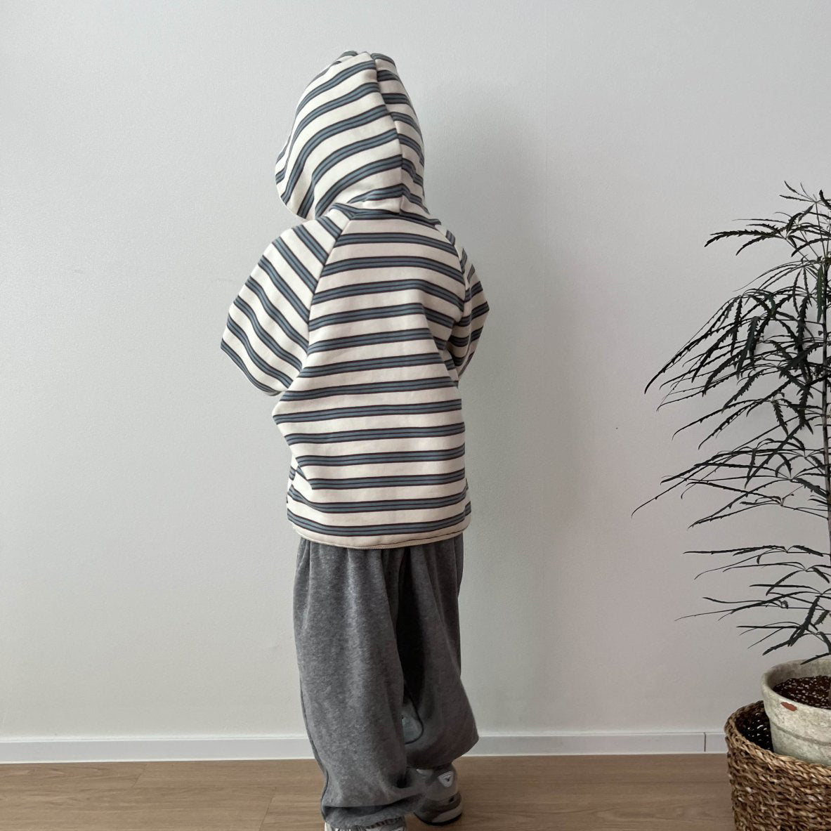 Kids W24 Comfy Loose Fit Hoodie (1-7y) - Stripe