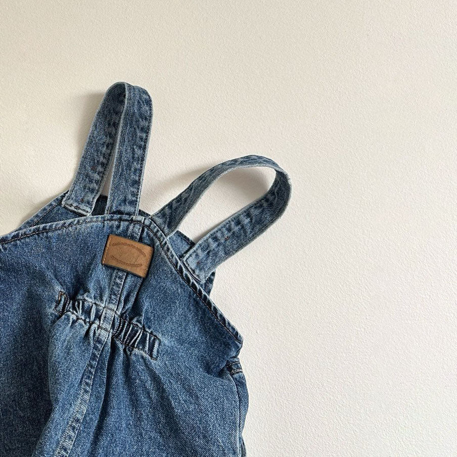 Toddler W24 Cozy Denim Overalls (10m-4y) - Denim