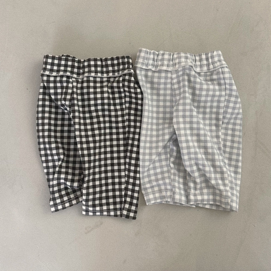 Toddler Bella Gingham Biker Shorts (3m-5y) - 2 Colors - AT NOON STORE