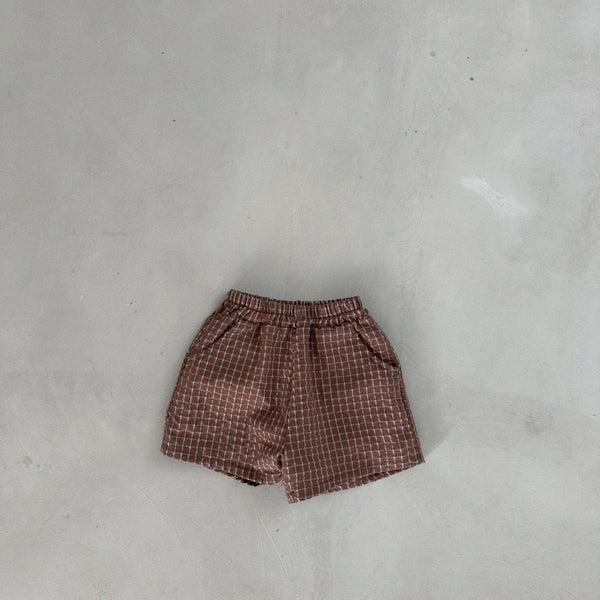Kids Bella Plaid Shorts (1-6y) - 4 Colors