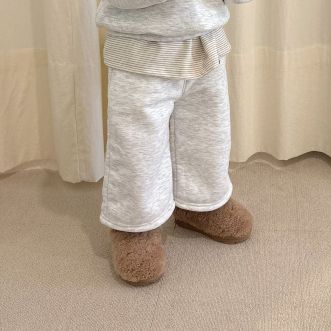 Toddler W25 Warm Fleece Lined Pull-On Sweat Pant (1-7y)- 2 Colors - AT NOON STORE