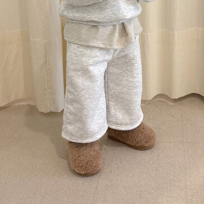 Toddler W25 Warm Fleece Lined Pull-On Sweat Pant (1-7y)- 2 Colors - AT NOON STORE