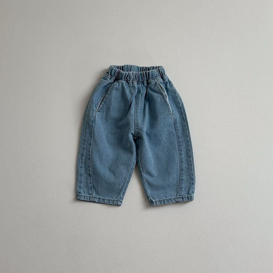 Toddler Side Stitch Pocket Denim Pants (10m-4y) - 2 Colors - AT NOON STORE