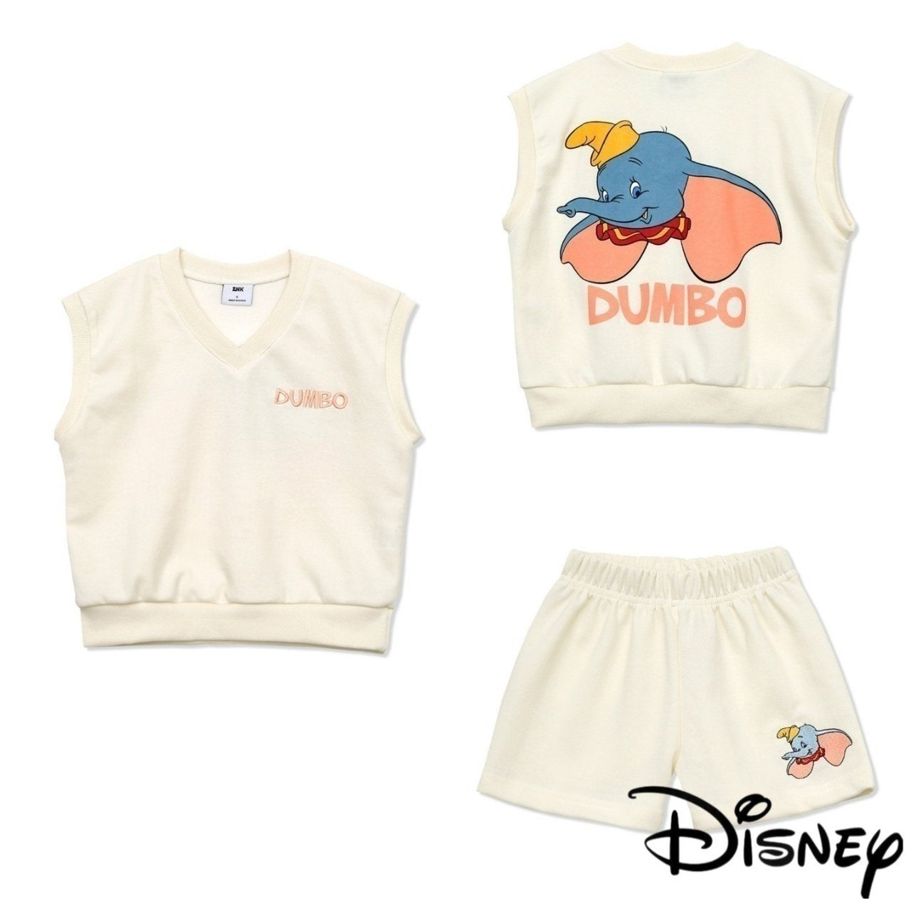 Toddler Mickey's Friends Sleeveless Sweatshirt and Shorts Set (2-7y) - 4 Colors - AT NOON STORE