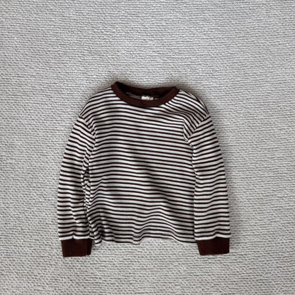 Toddler Bella F25 Ribbed Stripe Long Sleeve Top (1-6y) - 2 Colors - AT NOON STORE