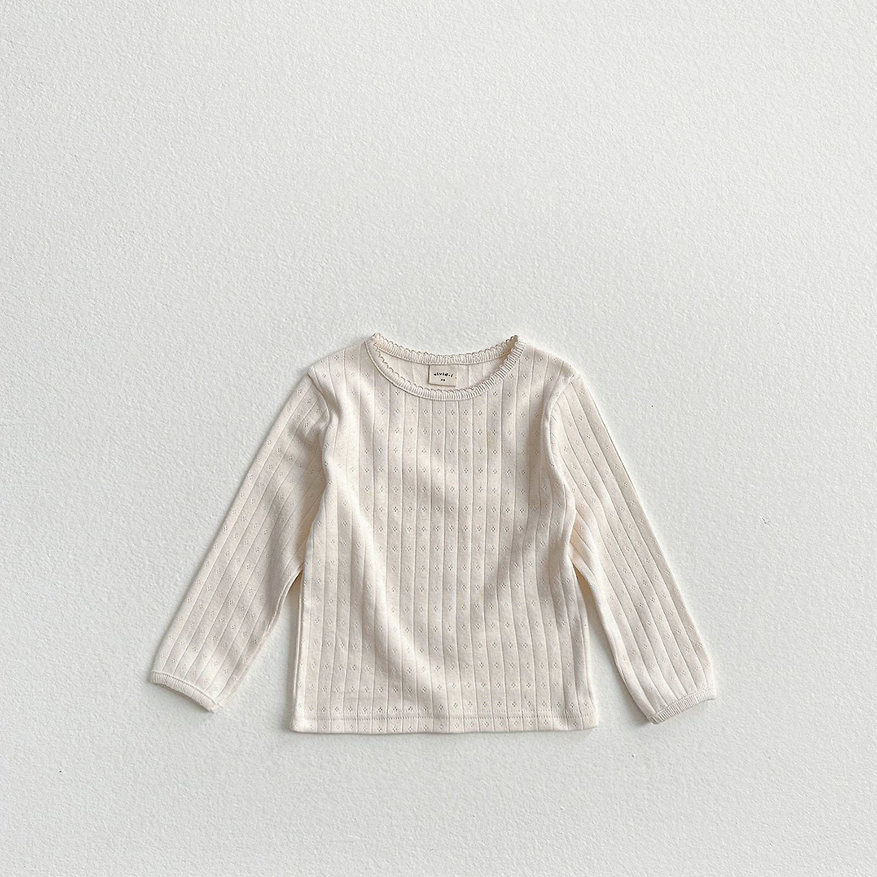 Toddler F26 Pointelle Long Sleeve Top (2-9y) - 3 Colors
