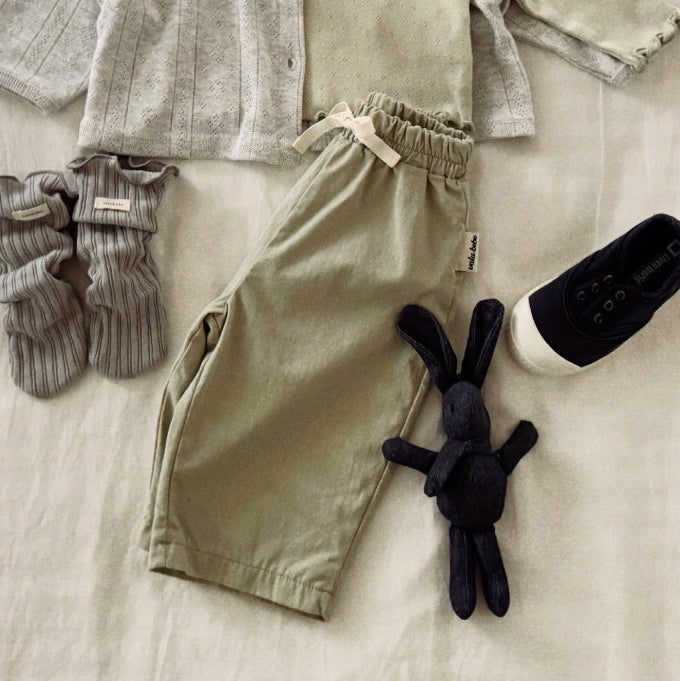 Baby SP26 Chino Drawstring Pull-On Pants (3-24m)- 6 Colors