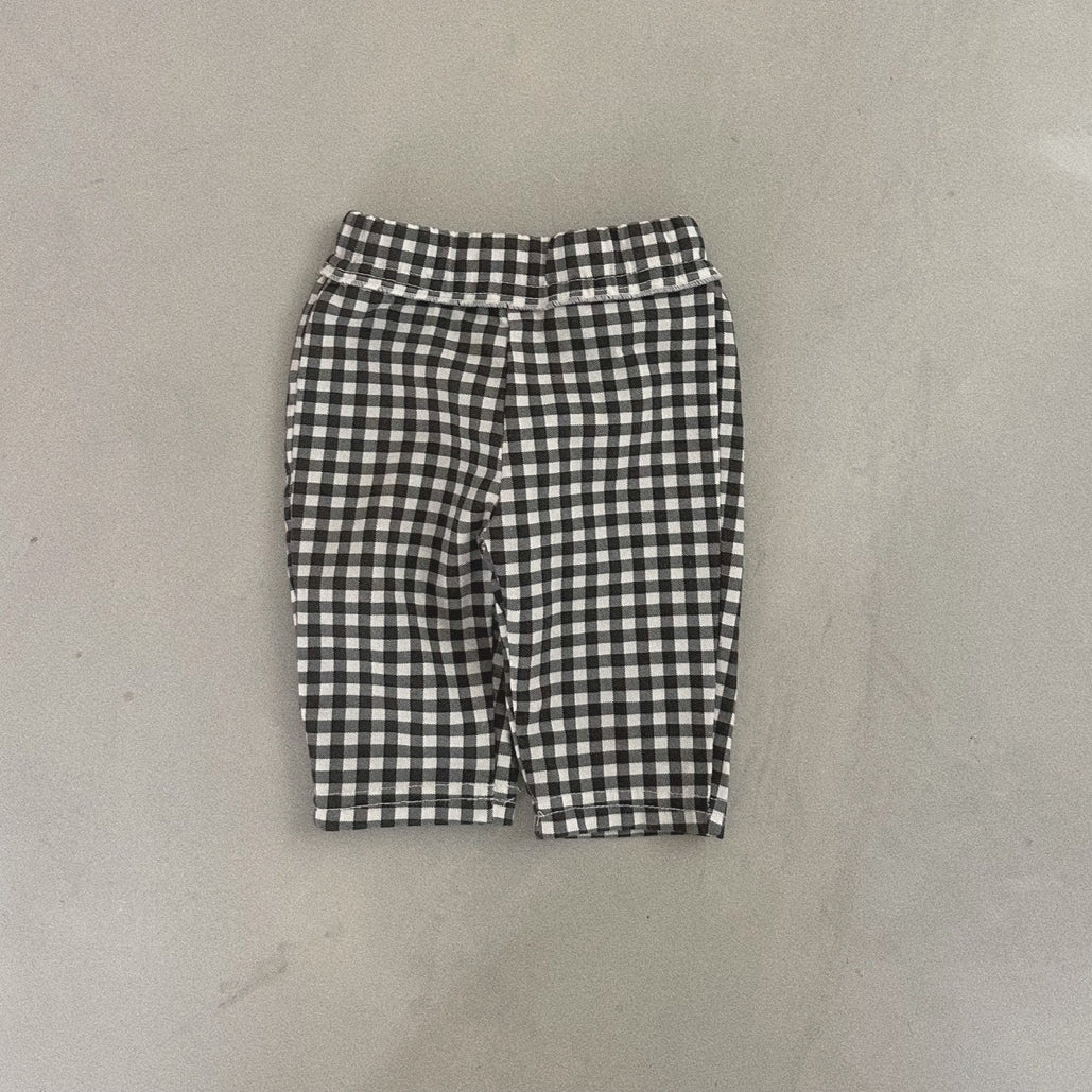 Toddler Bella Gingham Biker Shorts (3m-5y) - 2 Colors - AT NOON STORE