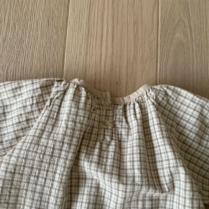 Baby Long Sleeve Pocket Plaid Romper (3-18m) - 2 Colors - AT NOON STORE