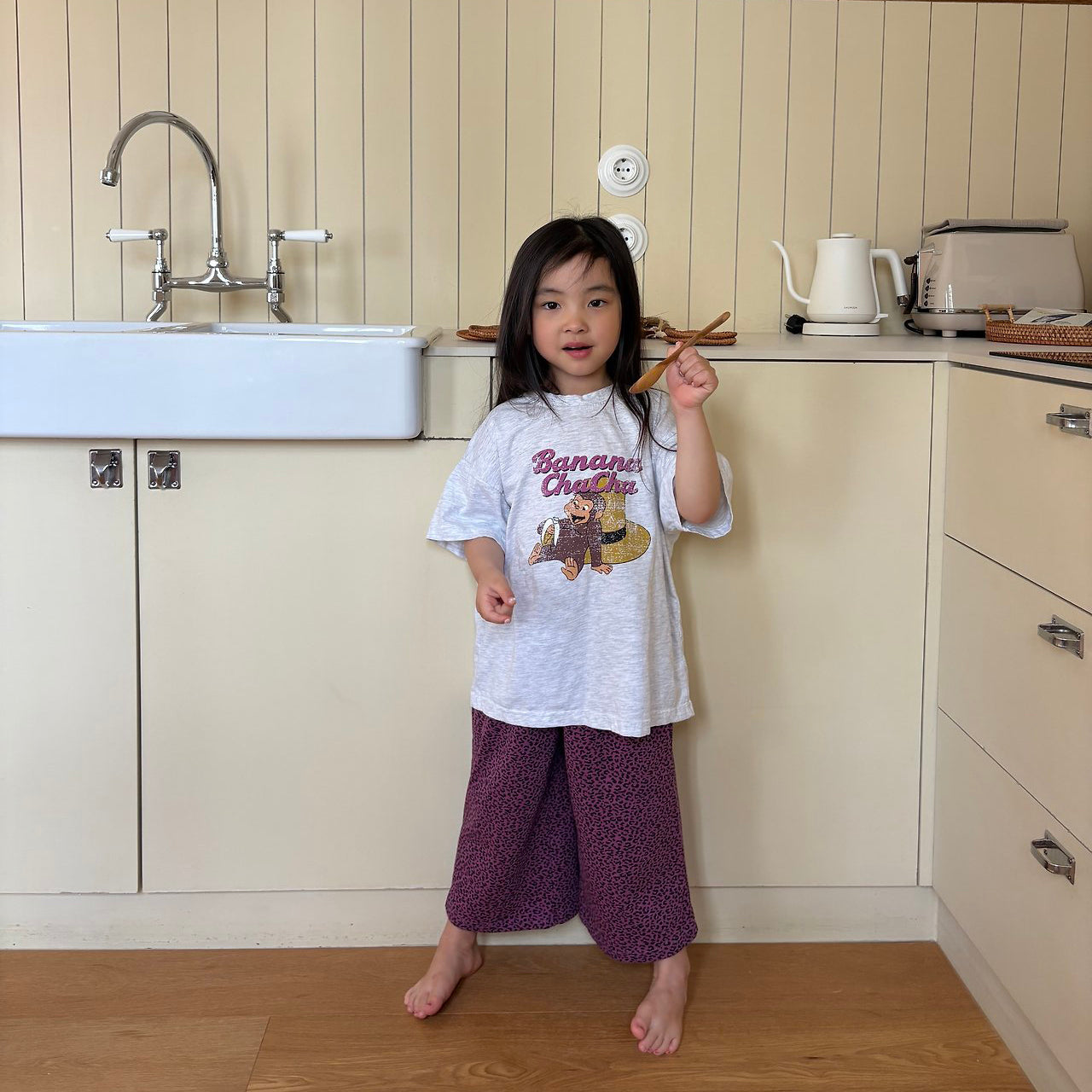 Toddler SS26 Leopard Pull-On Pants (1-7y) - 2 Colors - AT NOON STORE