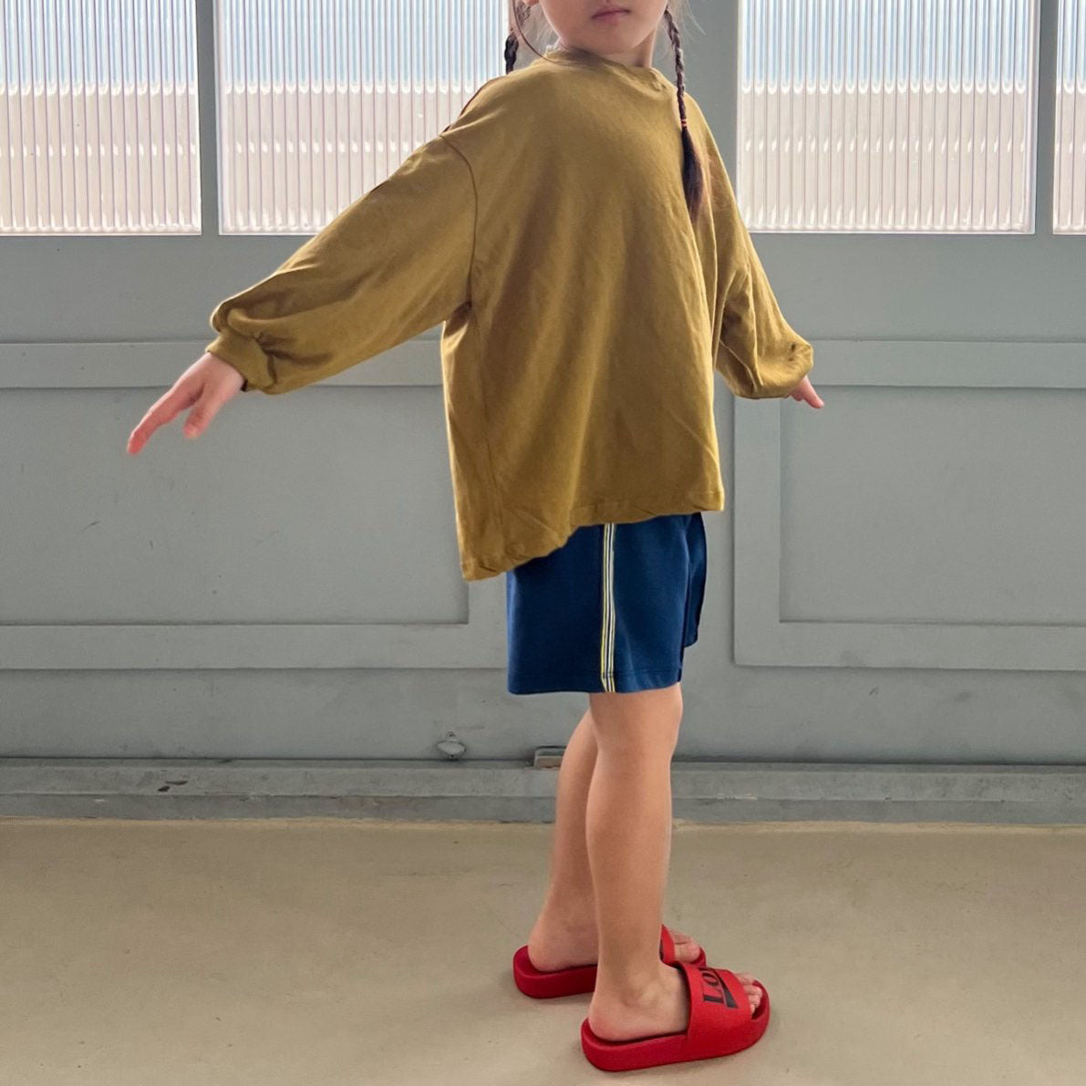 Kids SS25 Lined Tape Shorts (2-7y) - 2 Colors