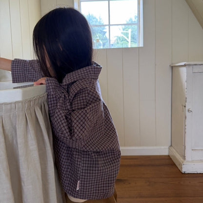 Kids F26 Plaid Long Sleeve Shirt (2-8y) - 2 Colors