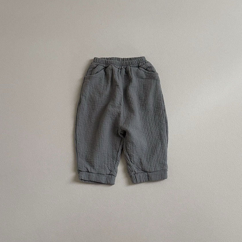 Toddler Cozy Natural Cotton Pants (10m-4y) - 3 Colors - AT NOON STORE