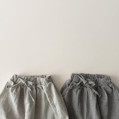 Toddler AMG SP26 Drawcord Stripe Pull-on Pants (1-6y) - 2 Colors - AT NOON STORE