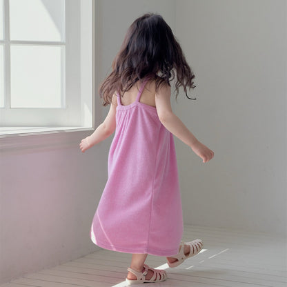 Toddler SS26 Terry Cloth Sleeveless Dress (1-7y)- 3 Colors - AT NOON STORE