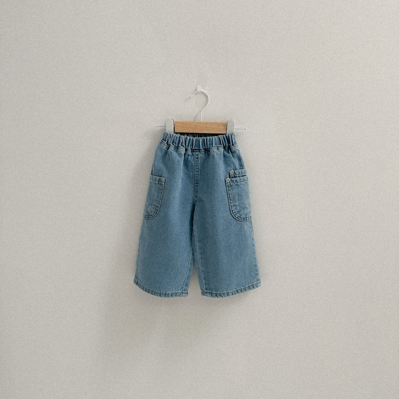 Toddler SP26 Side Pocket Pull-on Denim Pants (10m-4y) - 2 Colors