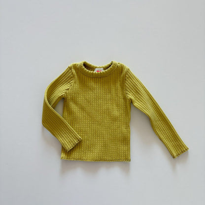 Toddler F26 Textured Long Sleeve Top (1-6y) - 5 Colors
