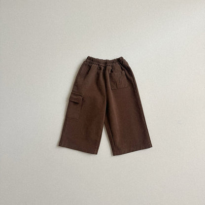 Toddler W25 Unbalanced Pocket Cargo Pants (10m-4y) - 2 Colors - AT NOON STORE