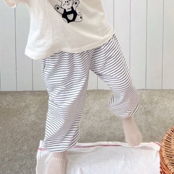 Toddler S25 Stripe Jogger Pants (2-7y)- 3 Colors - AT NOON STORE
