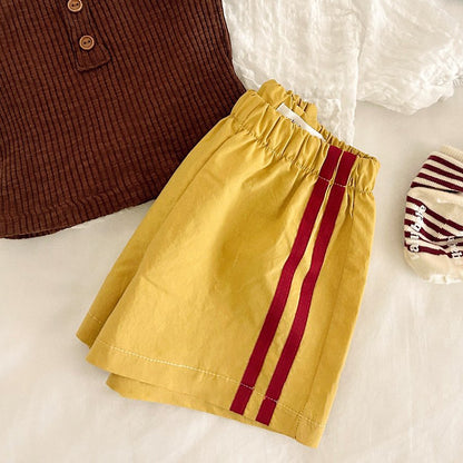 Baby SS26 Side Line Shorts (3-24m) - 3 Colors - AT NOON STORE