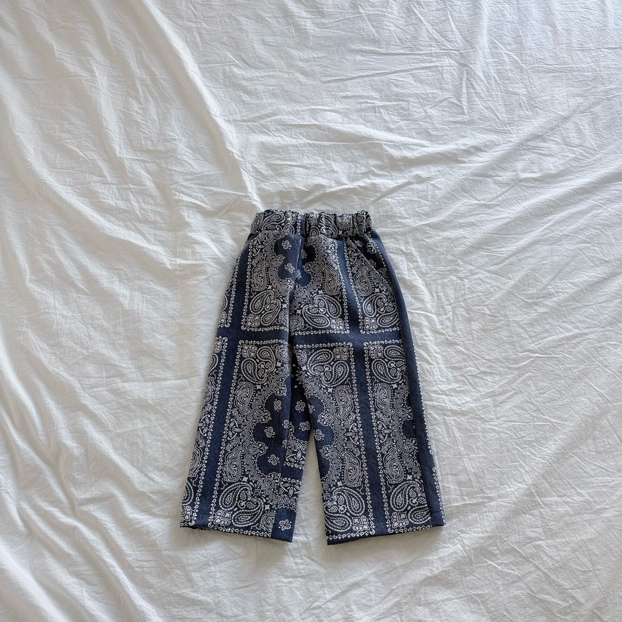 Kids SP26 Paisley Print Pull-on Pants (2-7y) - 2 Colors - AT NOON STORE