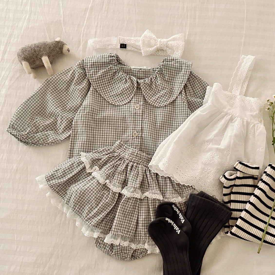 Baby SP26 Big Collar Shirt (3-24m)- 2 Colors