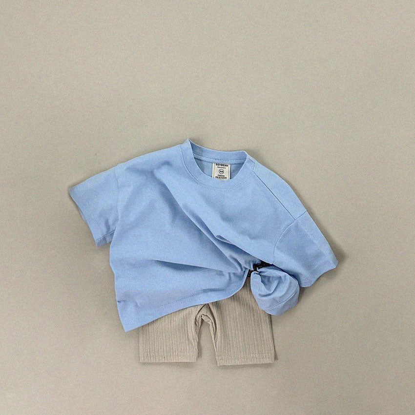 Kids Soy Summer Cotton Short Sleeve Top (1-9y) - 11 Colors - AT NOON STORE