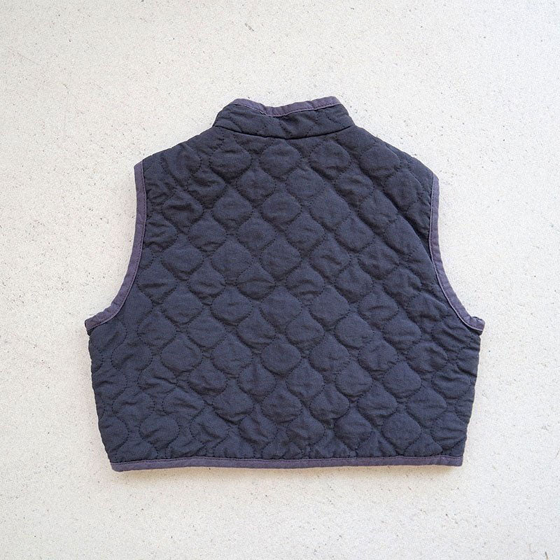 Toddler Quilted Mock-neck Vest (15m-7y) -2 Colors - AT NOON STORE