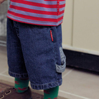 Toddler F26 Denim Bermuda Pants (2-7y) - Blue
