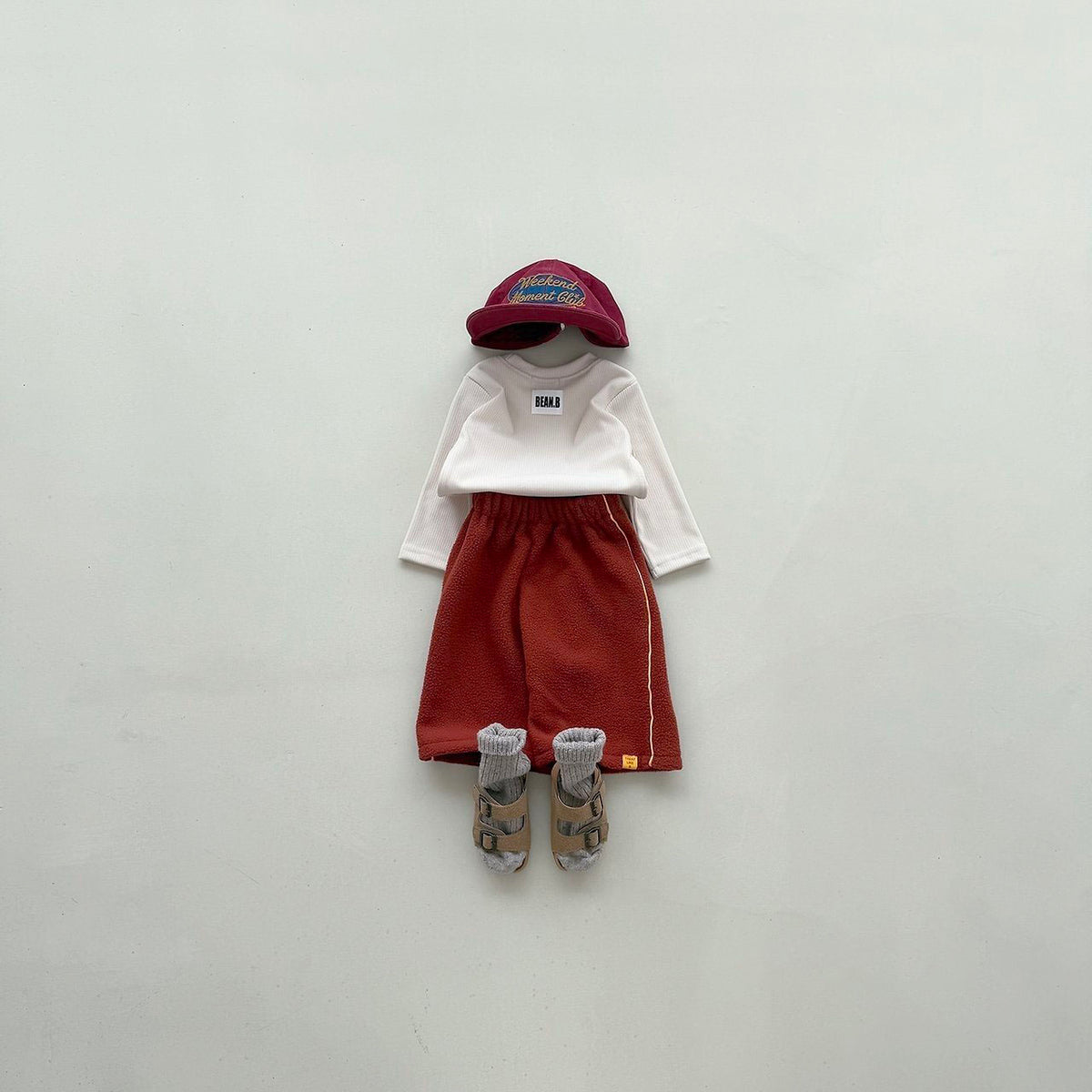 Toddler FW26 Winter Ribbed Long Sleeve Top (4m-6y) - 4 Colors