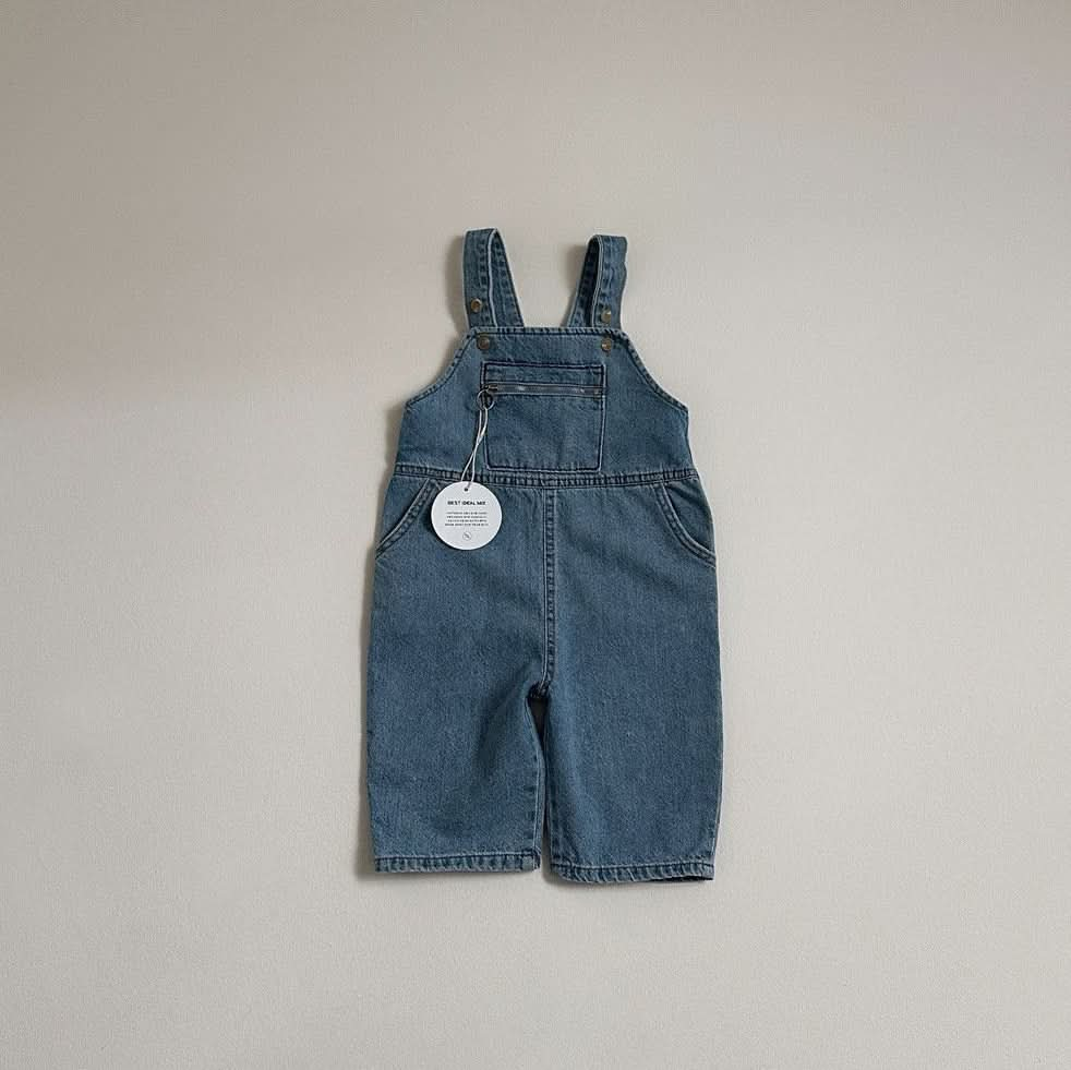 Toddler S25 Zip Kangaroo Pocket Overalls (10m-4y) - 2 Colors - AT NOON STORE