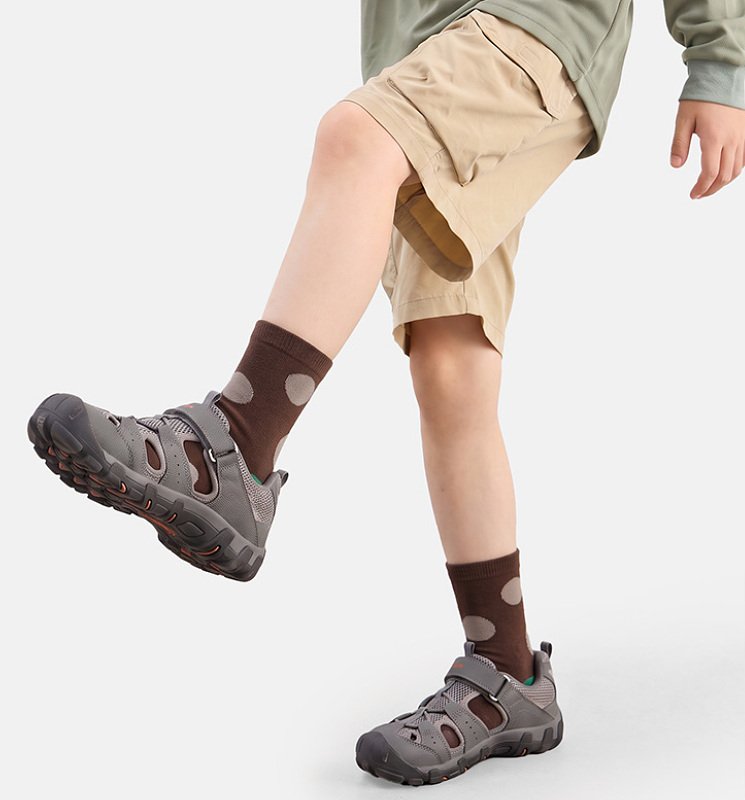 Toddler Jacquard 5PK Socks Set (1-8y) - Brown