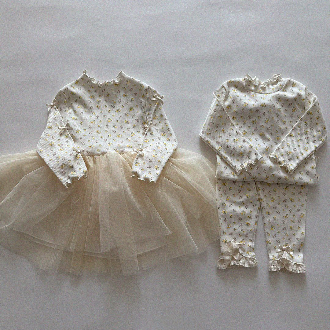 Baby/Toddler Aosta SP26 Lettuce-Edge Ribbed Long Sleeve Tee (3m-5y)- 2 Colors - AT NOON STORE