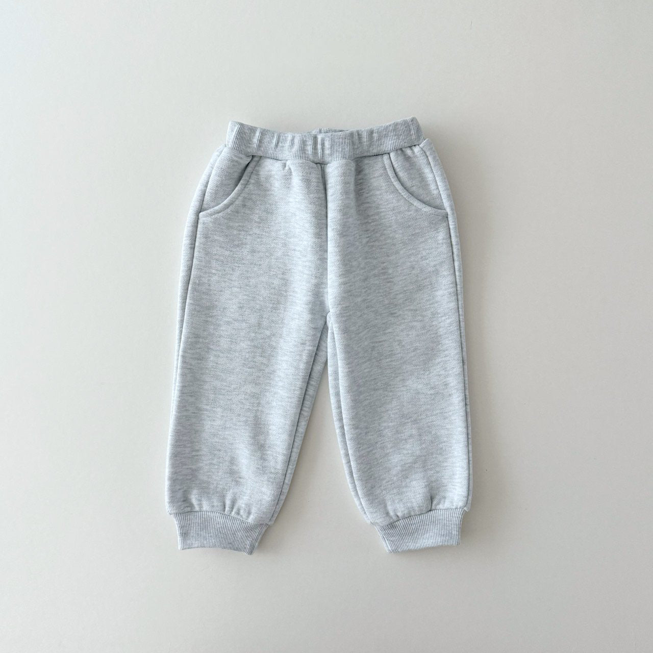 Kids Brushed Fabric 'LOVE' Chenille Embroidered Patch Sweatshirt & Jogger Pants Set (1-7y) - 3 Colors