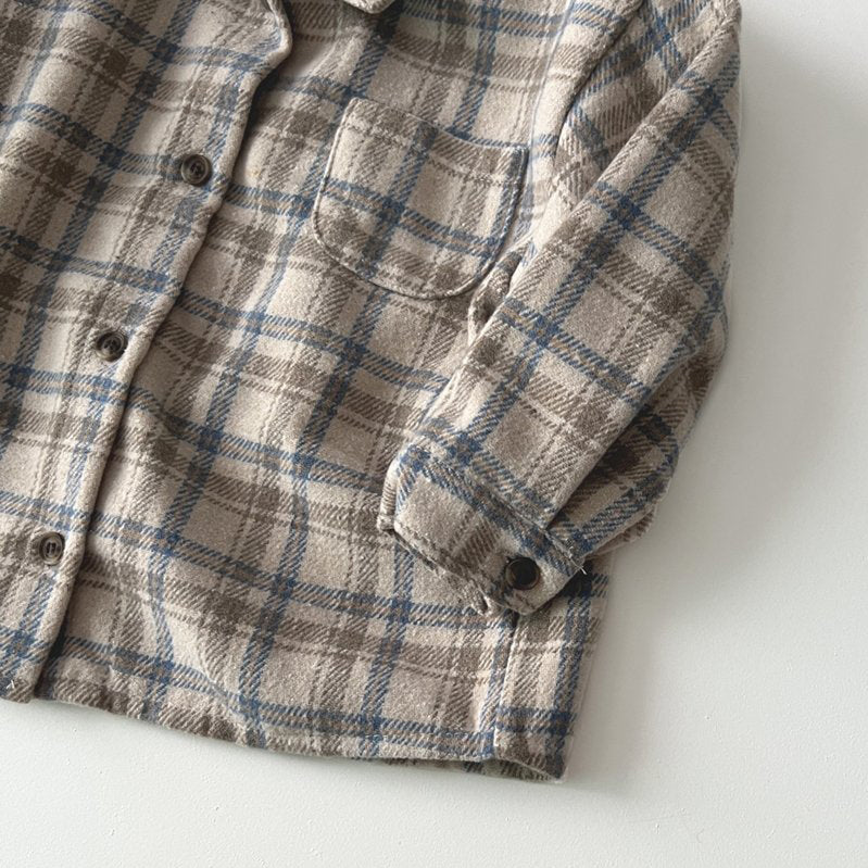 Toddler W24 Brushed Cotton Flannel Shirt (1-6y) - 2 Colors