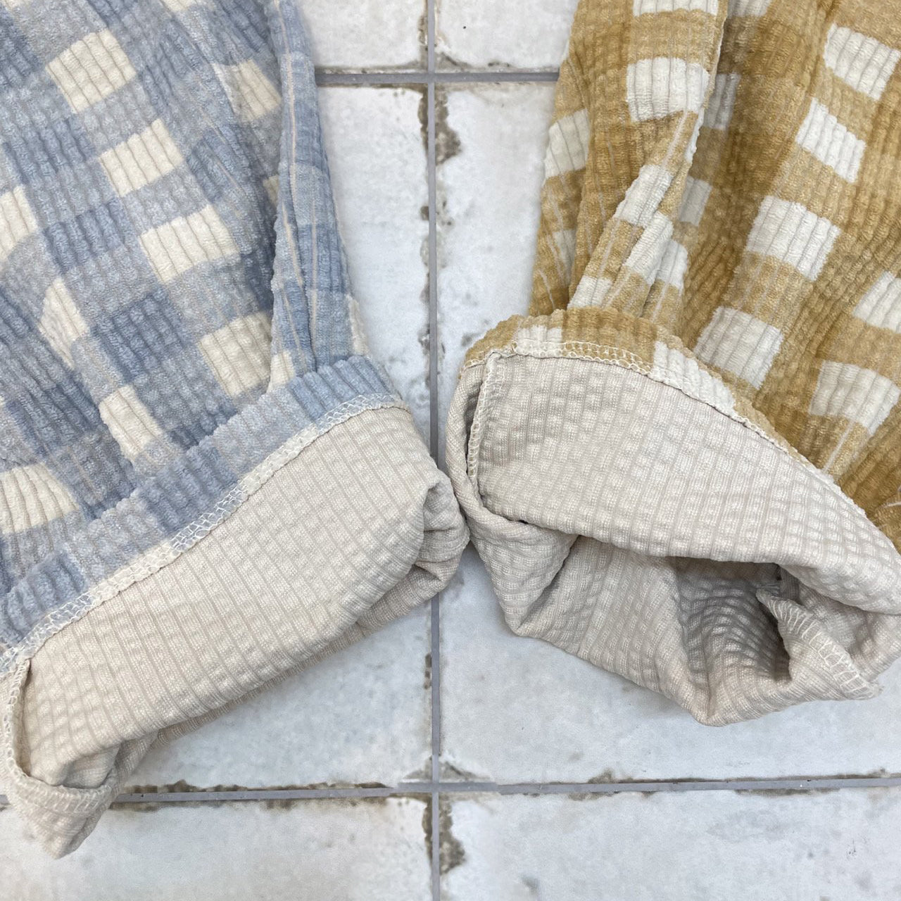 Toddler W25 Corduroy Gingham Pull-on Pants (1-7y) - 2 Colors