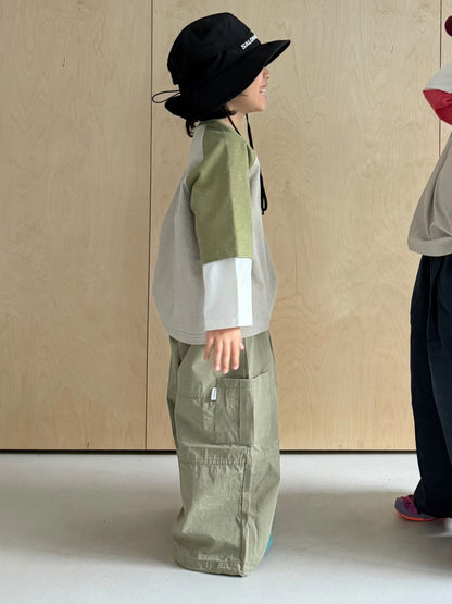 Toddler SP26 Wide Cargo Pants (3-7y) - 2 Colors