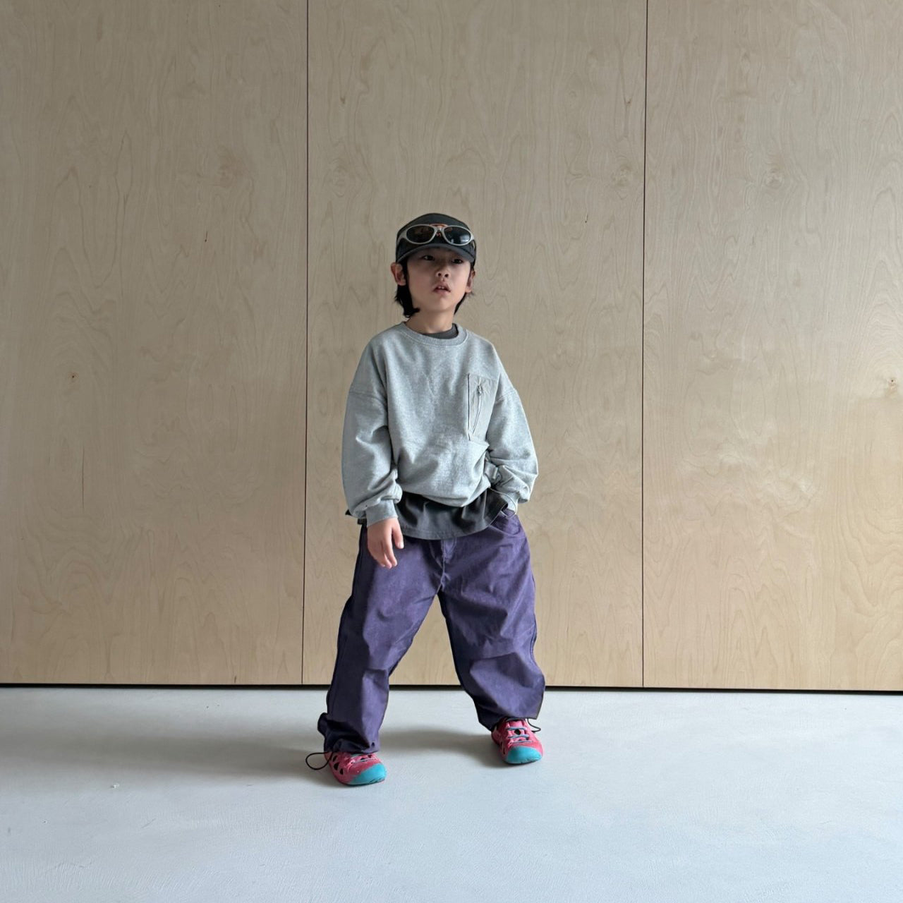 Toddler SP26 Parachute Pants (3-7y) - Purple