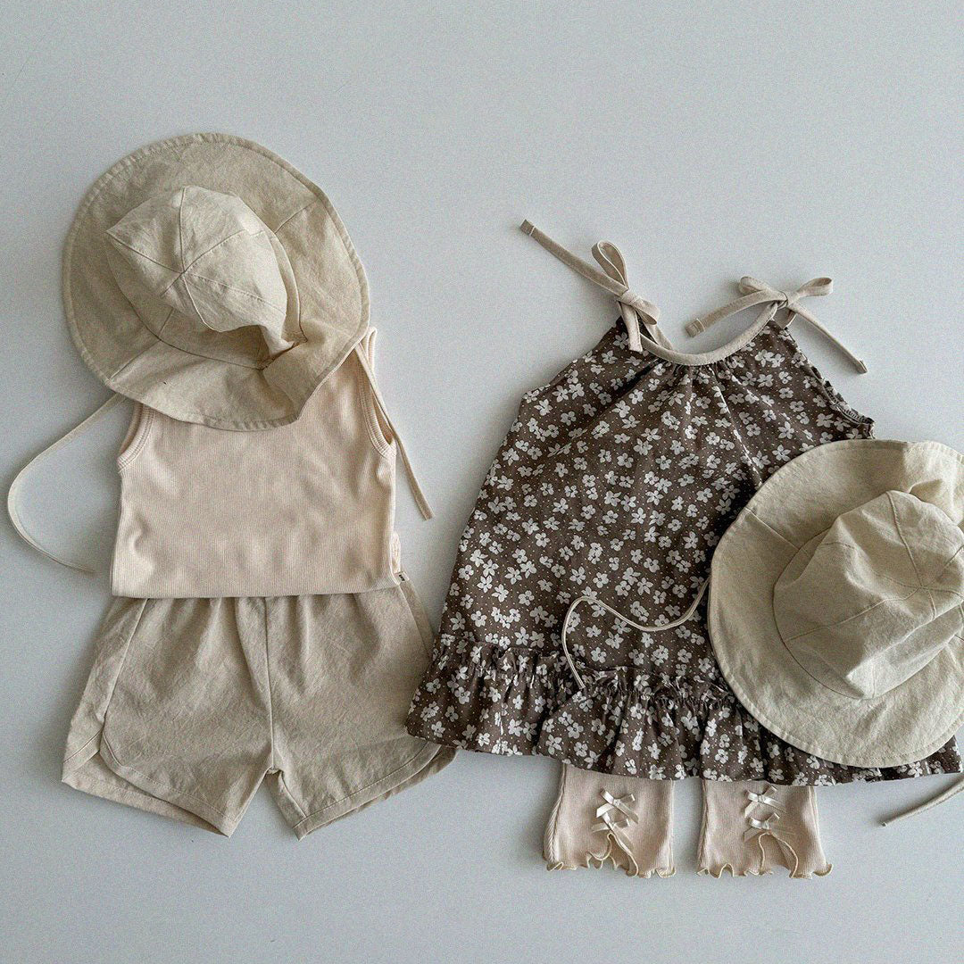 Baby/Toddler Aosta SS25 Tie Shoulder Frill Dress  (3m-5y) - 2 Colors - AT NOON STORE