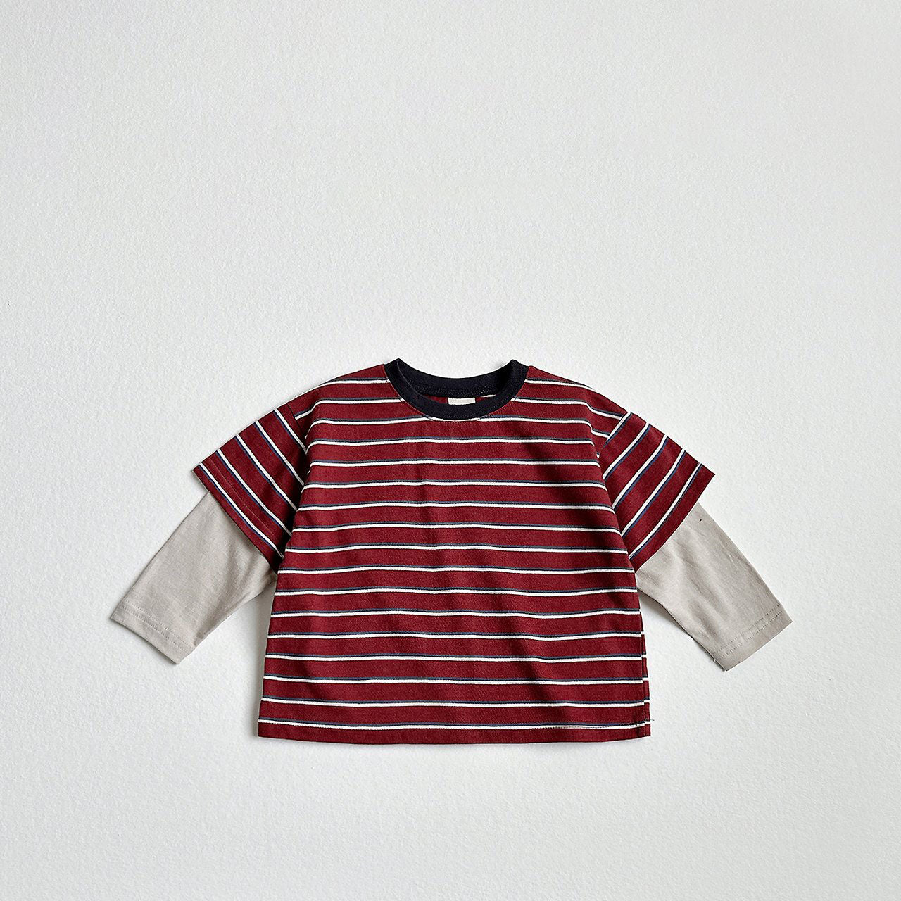 Toddler F26 Multi Stripe Layered Long Sleeve Top (2-9y) - 3 Colors