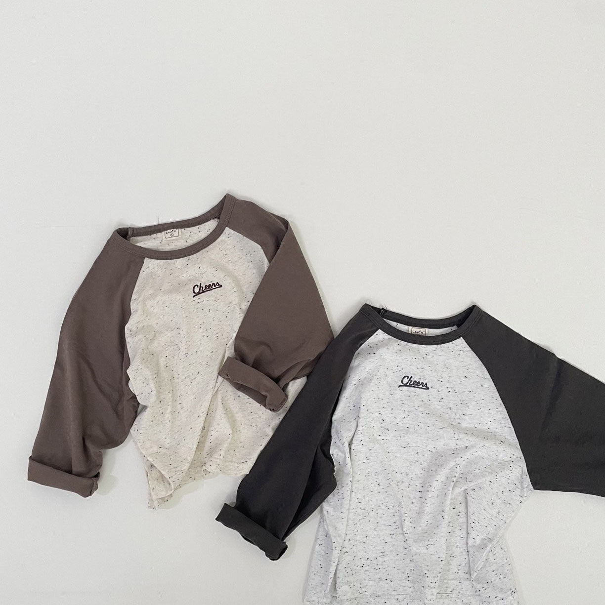 Toddler F25 Cheers Raglan Long Sleeve Top (1-7y) - 2 Colors - AT NOON STORE
