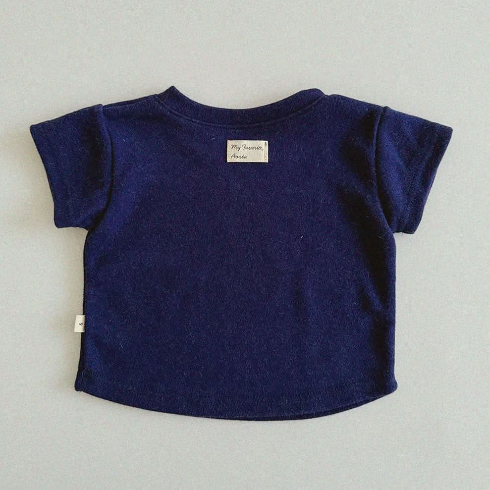 Baby/Toddler Aosta S25 Short Sleeve Knit Basic Tee  (3m-5y)- 3 Colors - AT NOON STORE