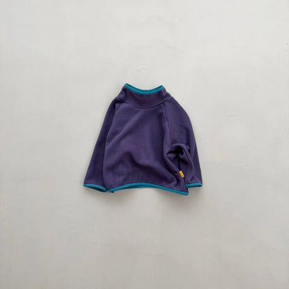 Toddler FW26 Fleece High Neck Long Sleeve Top (2-6y) - 2 Colors