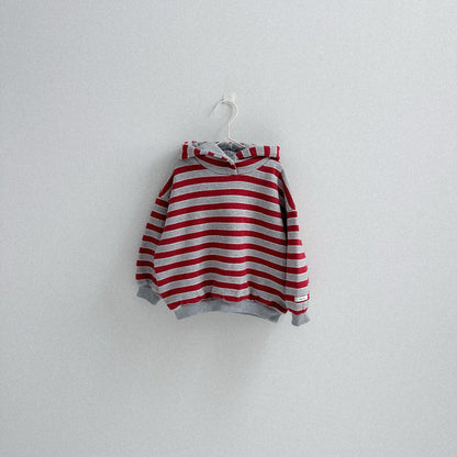Toddler W25 Stripe Snap-Button Hoodie (2-7y) - 2 Colors